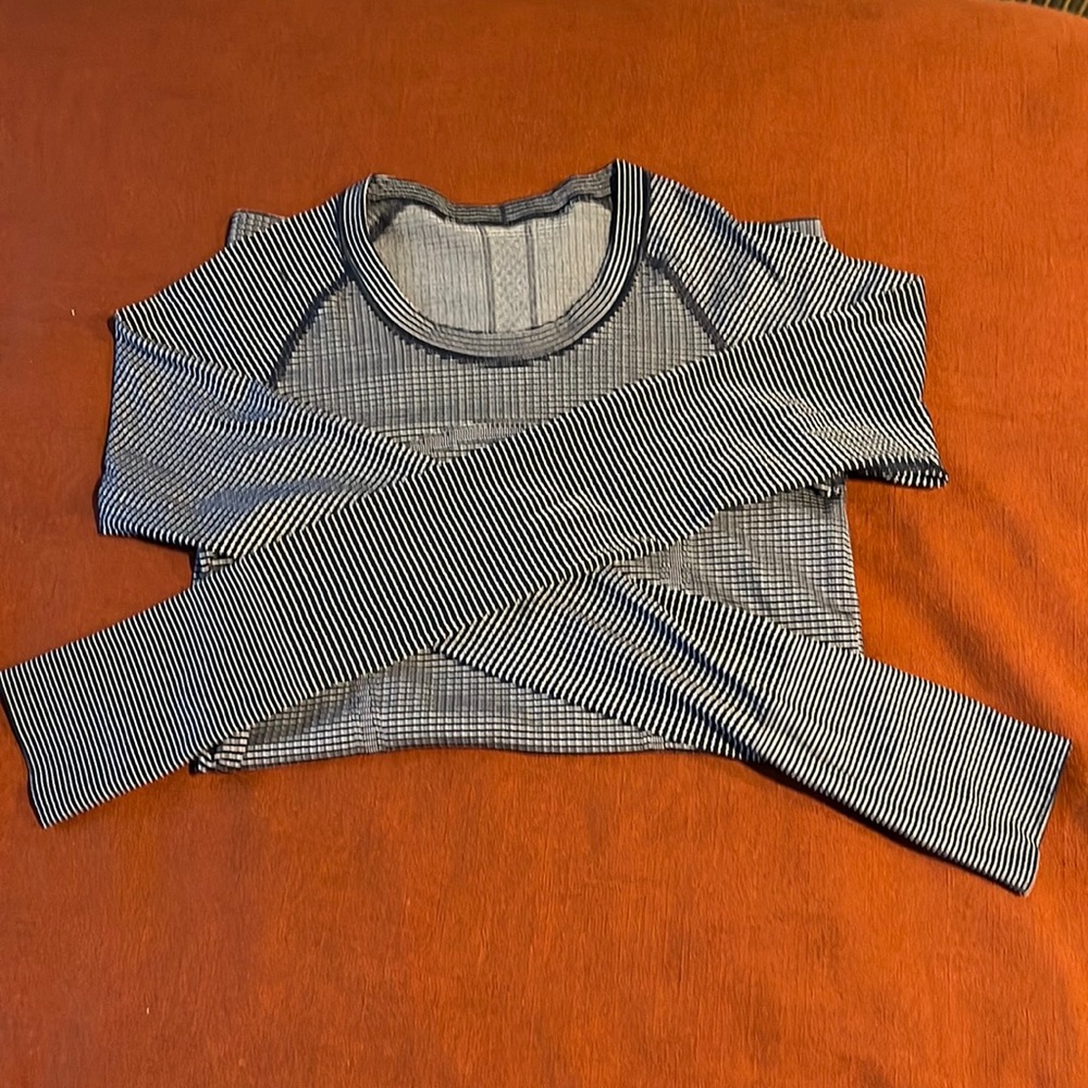 Striped Lululemon long sleeve